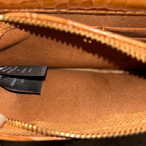 Bebe Fabiola Stamped Crocodile Crossbody Mini/Hand Bag Camel Brand - Picture 6 of 11